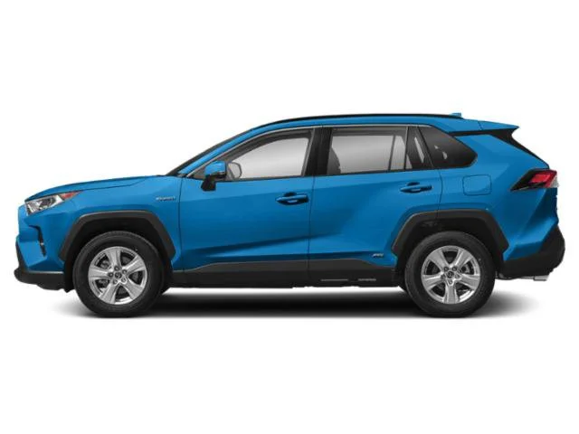 Used 2021 Blue Flame Toyota Hybrid XLE image 2
