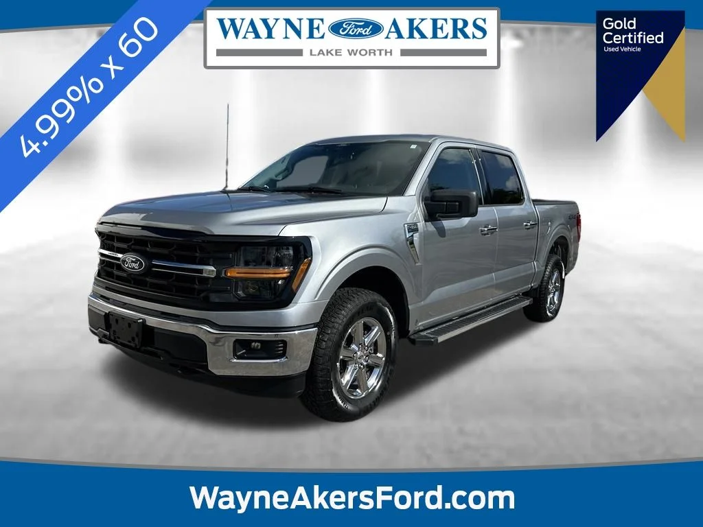Certified Used 2025 Silver Metallic Ford XLT image 1