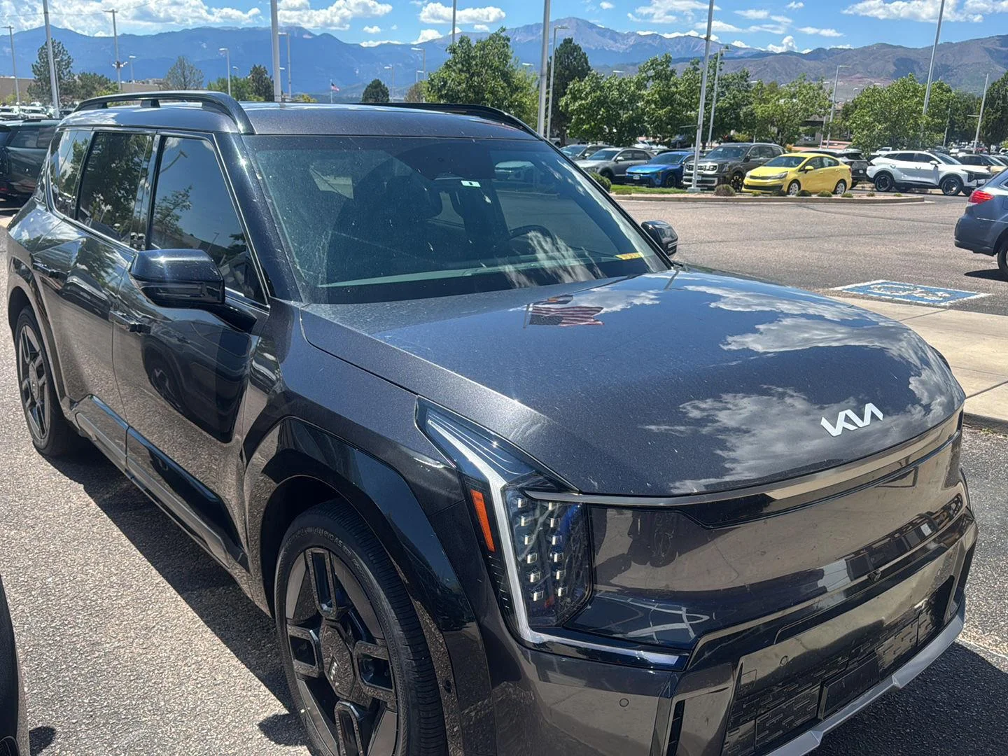 Certified 2024 Kia EV9 GT-Line with VIN KNDAEFS56R6039557 for sale in Colorado Springs, CO