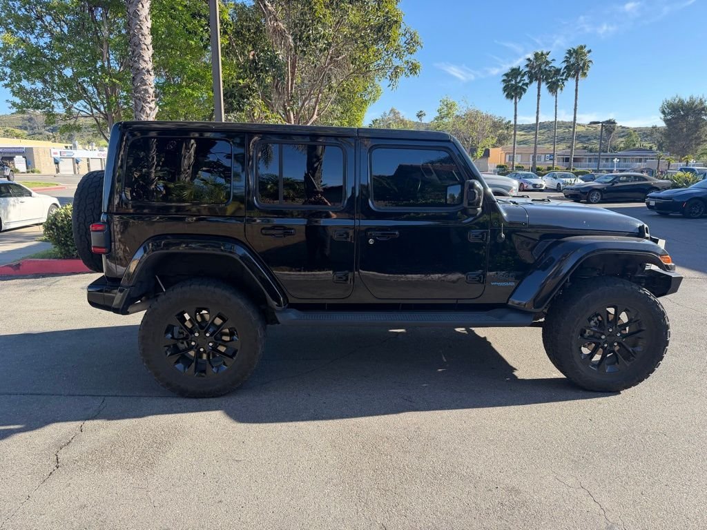 Used 2021 Black Jeep Unlimited Sahara High Altitude 4xe image 7