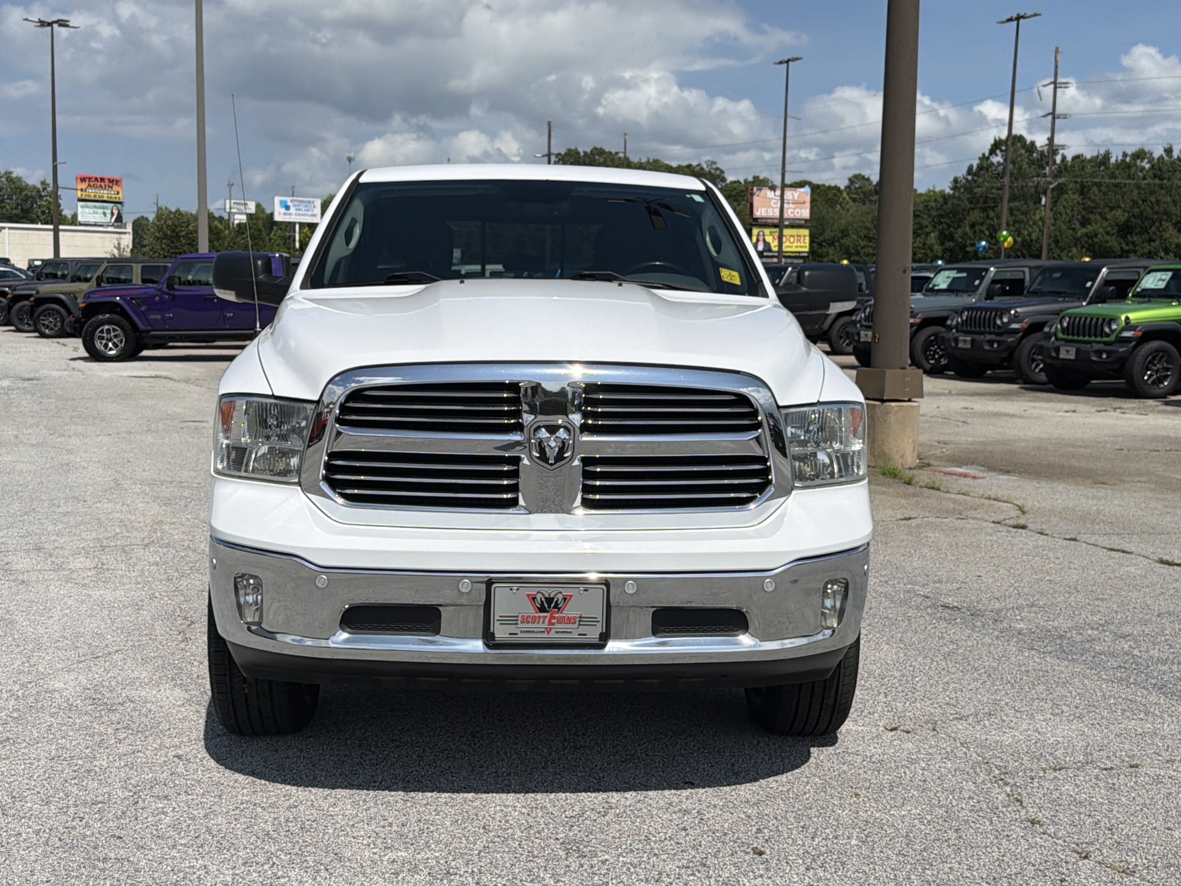 Used 2018 Bright White Clearcoat Ram Big Horn image 3