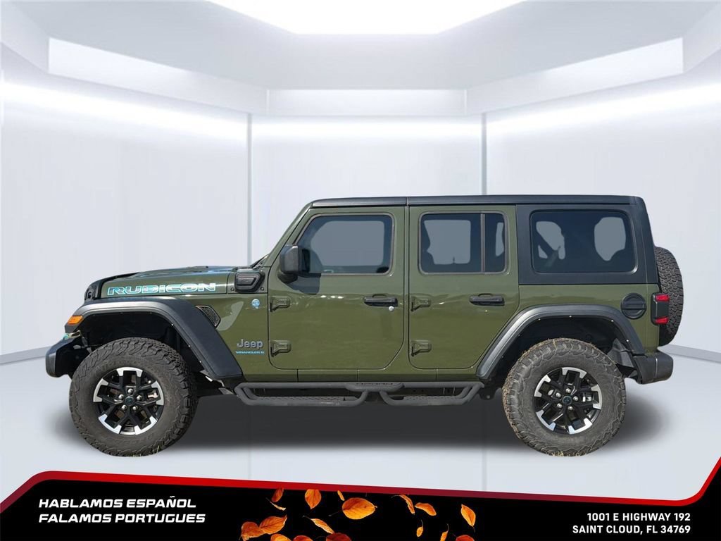 Used 2024 Green Jeep Rubicon 4xe image 3