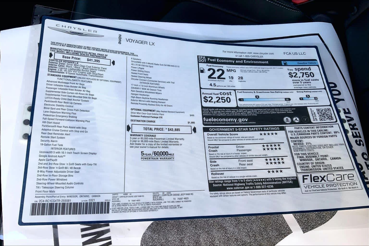 New 2026 Silver Mist Clear-Coat Exterior Paint Chrysler LX image 19