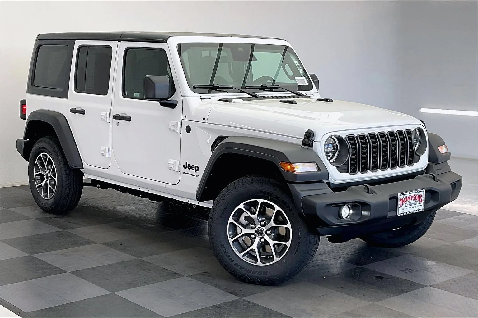 New 2026 Bright White Clearcoat Jeep Sport S image 1