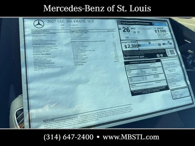 New 2027 Graphite Grey Metallic Mercedes-Benz GLC 300 image 7