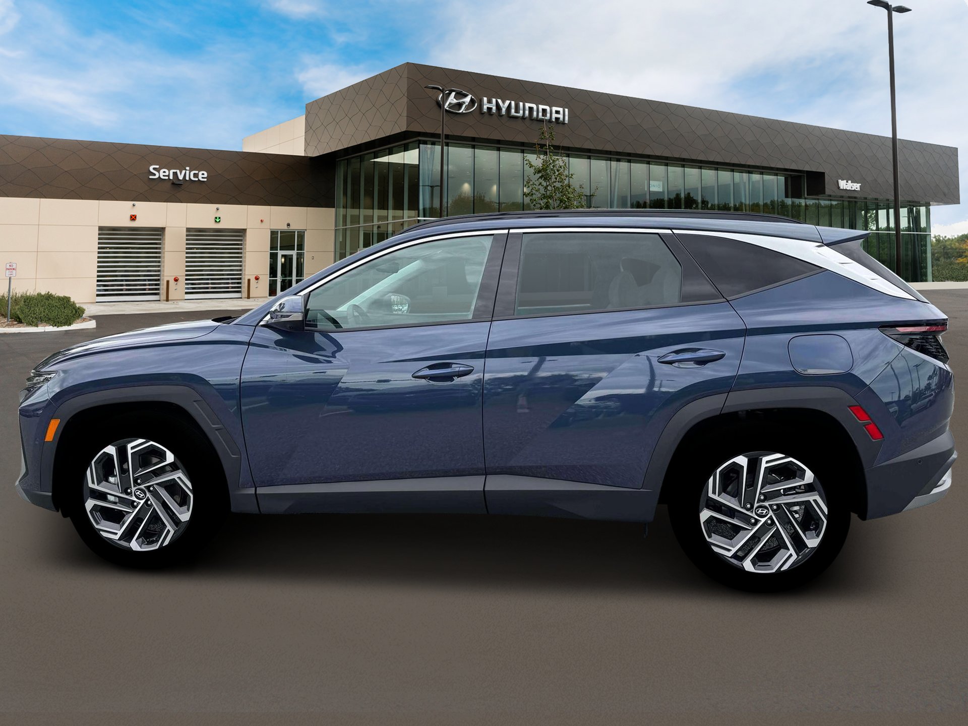New 2026 Atlantis Blue Hyundai Limited AWD image 4