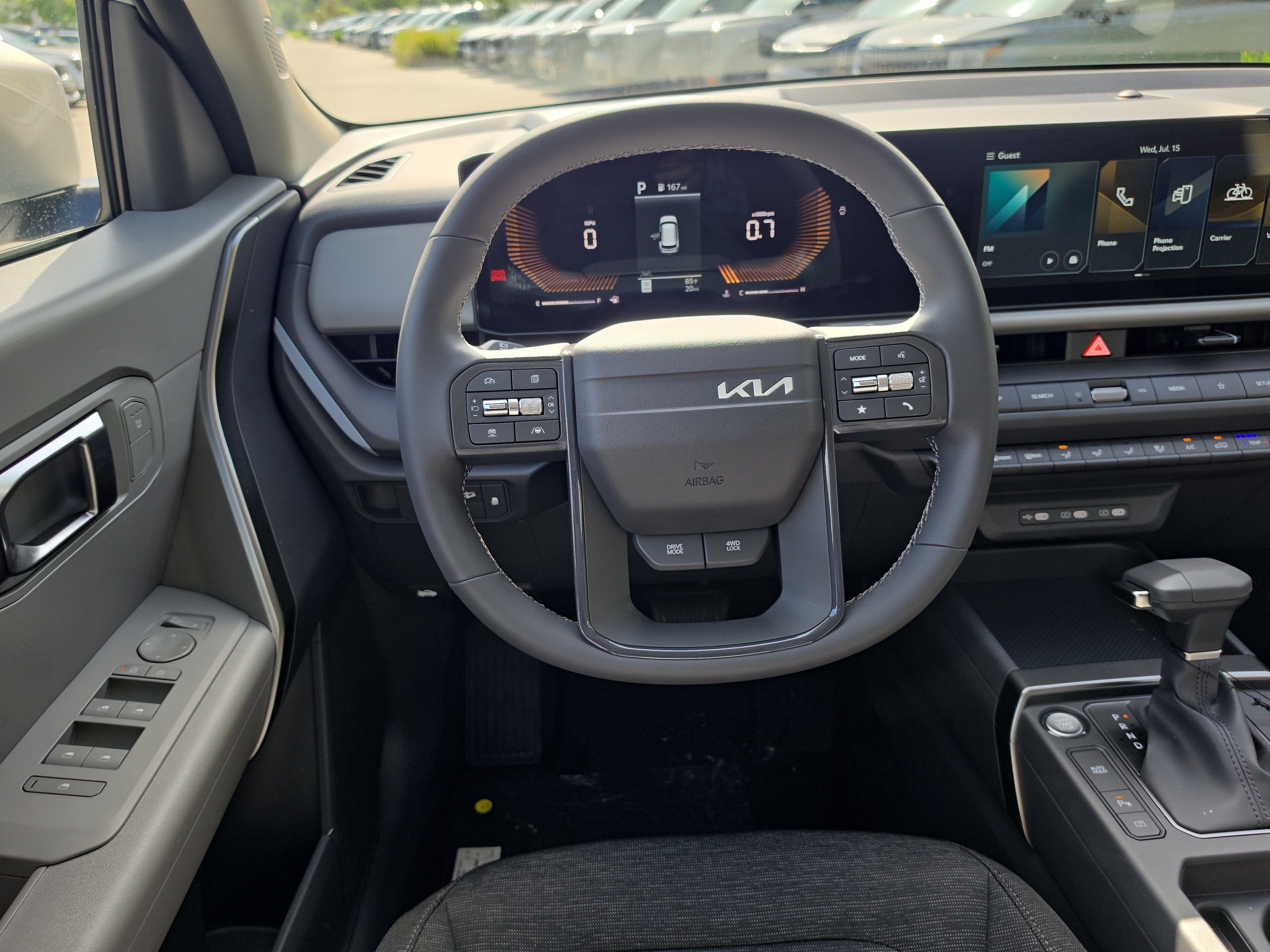 New 2027 Ivory Silver Kia LX image 13