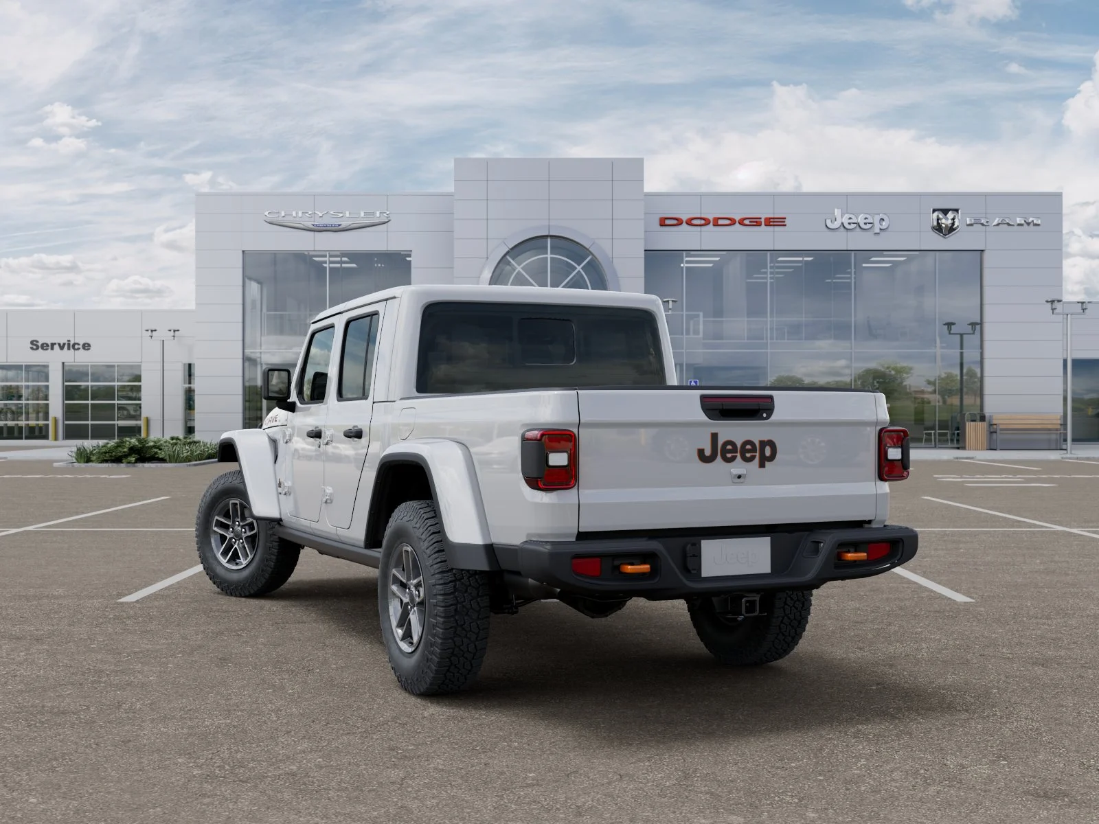New 2026 Bright White Clear-Coat Exterior Paint Jeep Mojave image 31