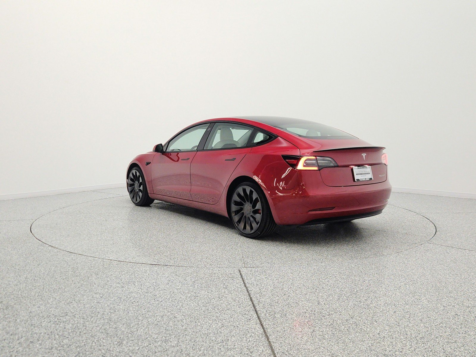 Used 2022 Red Multi-Coat Tesla Performance AWD image 7