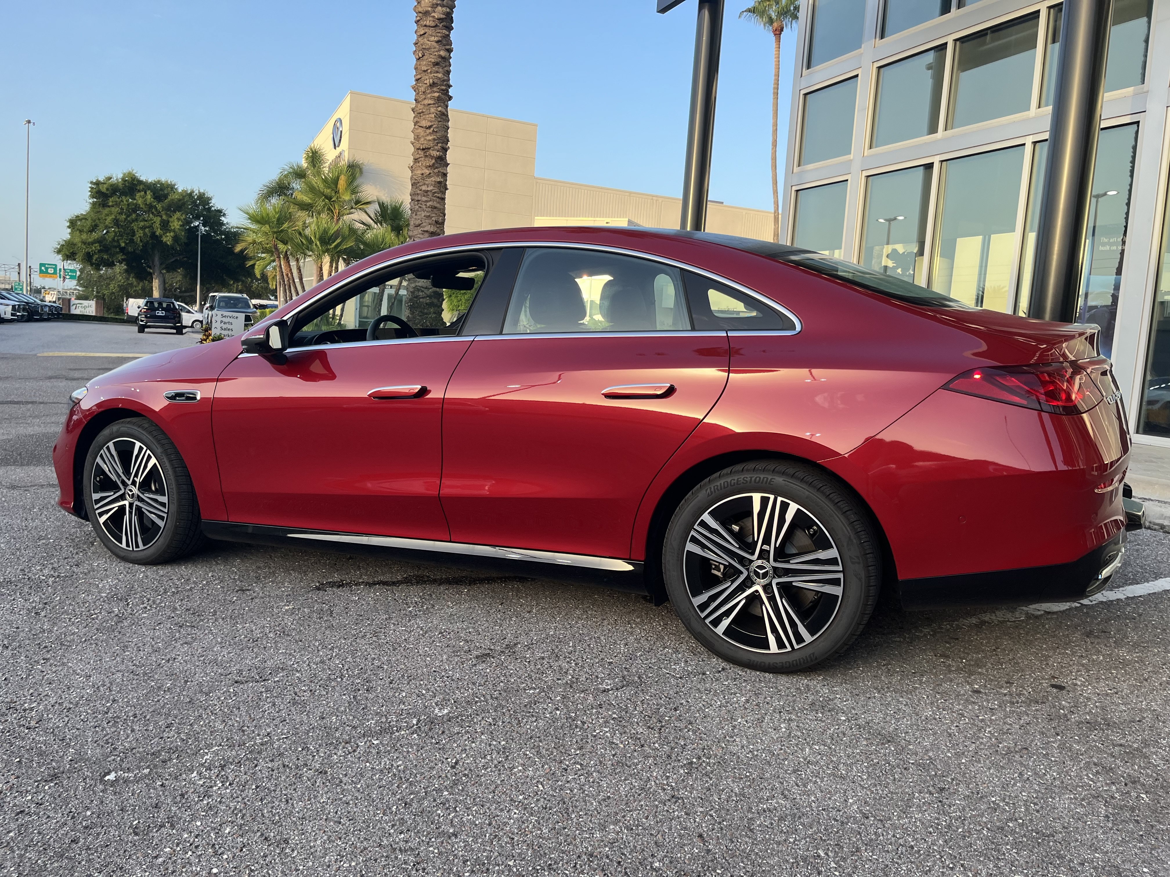 New 2026 MANUFAKTUR Patagonia Red Metallic Mercedes-Benz CLA 250+ image 4