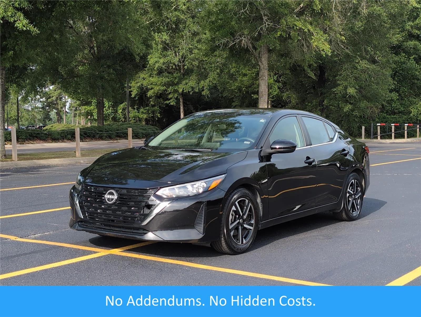 Used 2024 Super Black Nissan SV image 1
