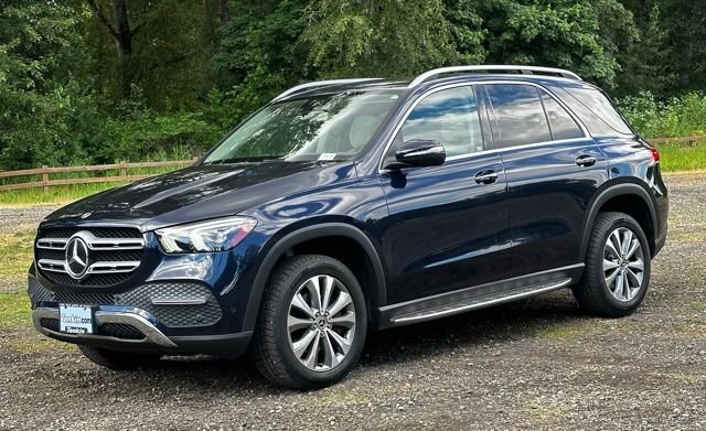 Used 2020 Blue Mercedes-Benz GLE 350 image 4