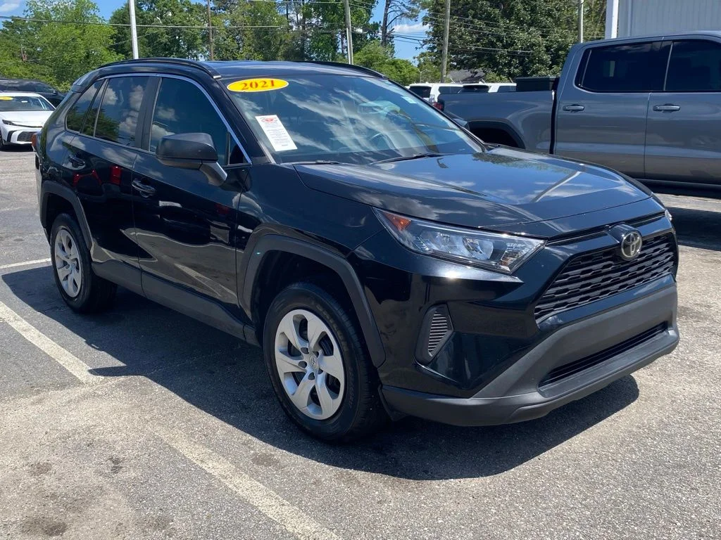 Used 2021 Black Toyota LE image 1