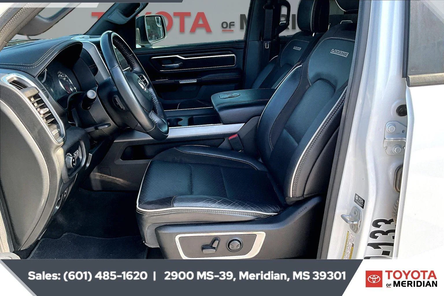 Used 2023 Ivory White Tri-Coat Pearlcoat Ram Laramie image 18
