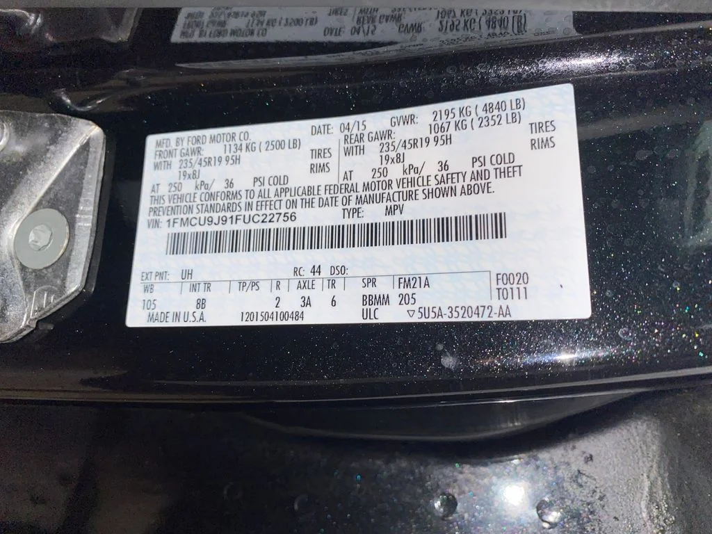 Used 2015 Black Ford Titanium image 27