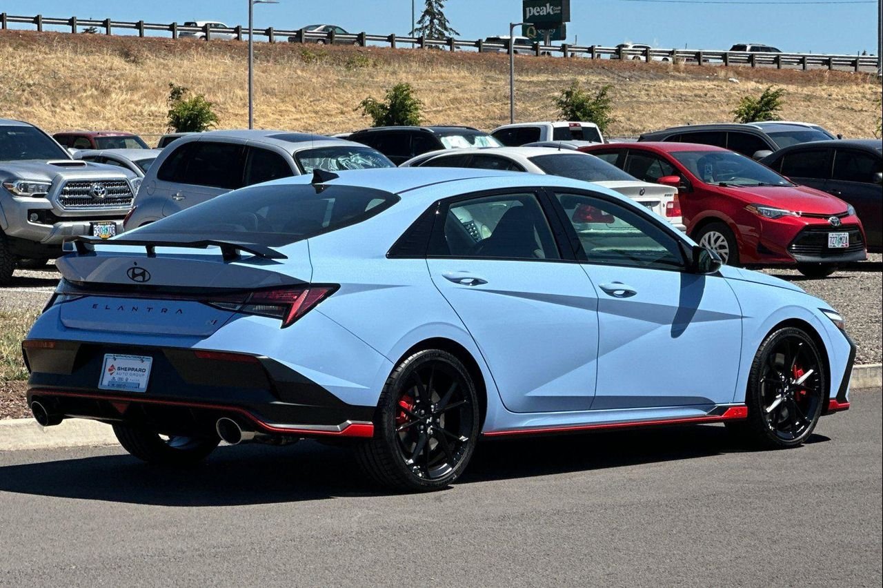 New 2026 Blue Hyundai Sedan image 3