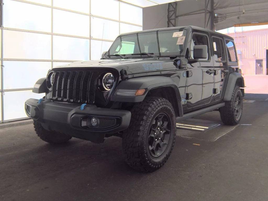 Used 2023 Black Jeep Willys 4xe image 1