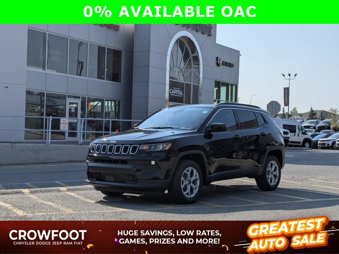 New 2026 Black Jeep North - - 4x4 - Panoramic Sunroof - Alpine Audio - Adaptive Cruise - Power Liftgate & More! image 1