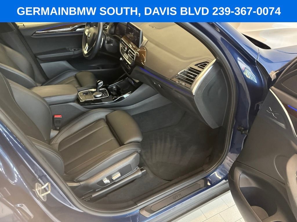 Certified Used 2022 Blue Metallic BMW sDrive30i image 27