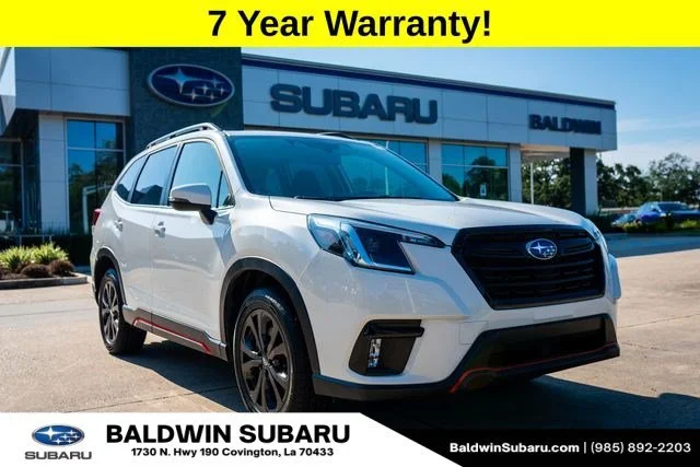 Certified Used 2023 Crystal White Pearl Subaru Sport image 1