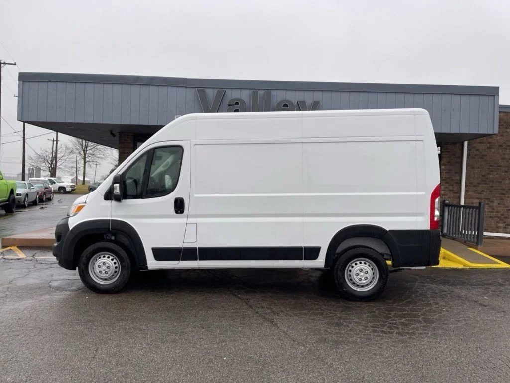 New 2025 Bright White Clearcoat RAM High Roof image 3