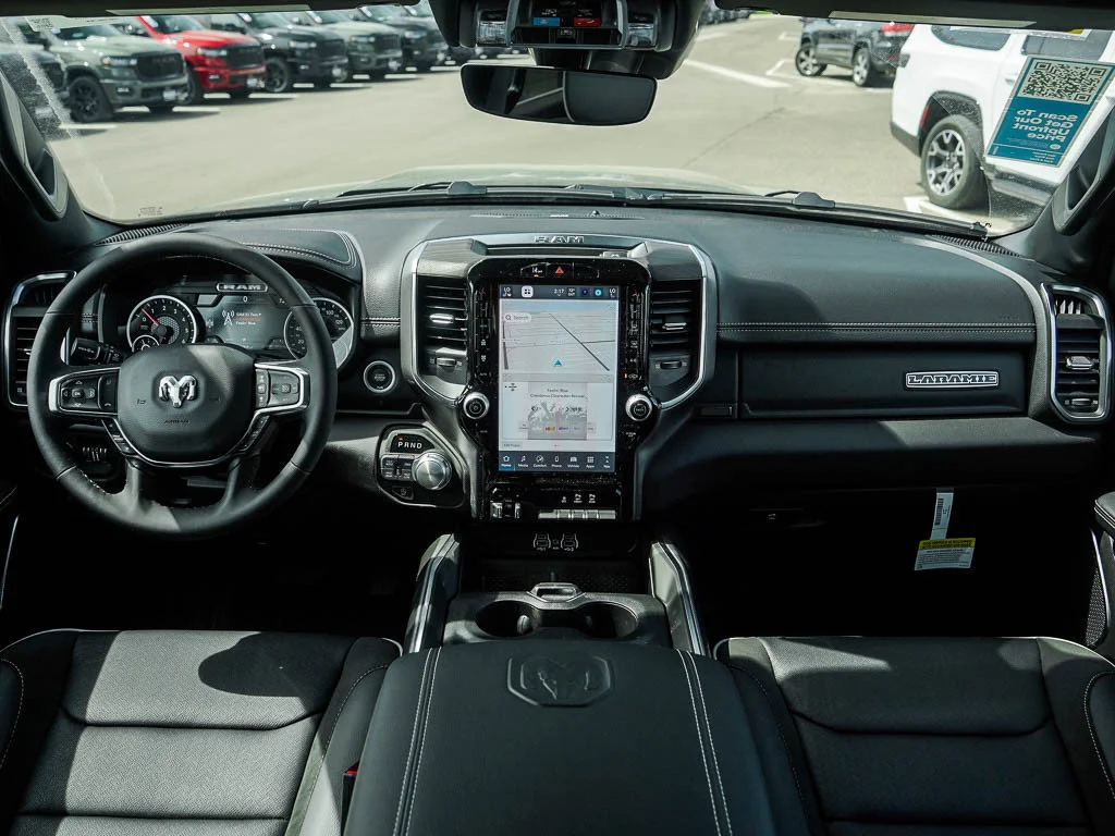 New 2026 Diamond Black Crystal Pearlcoat RAM LARAMIE image 12