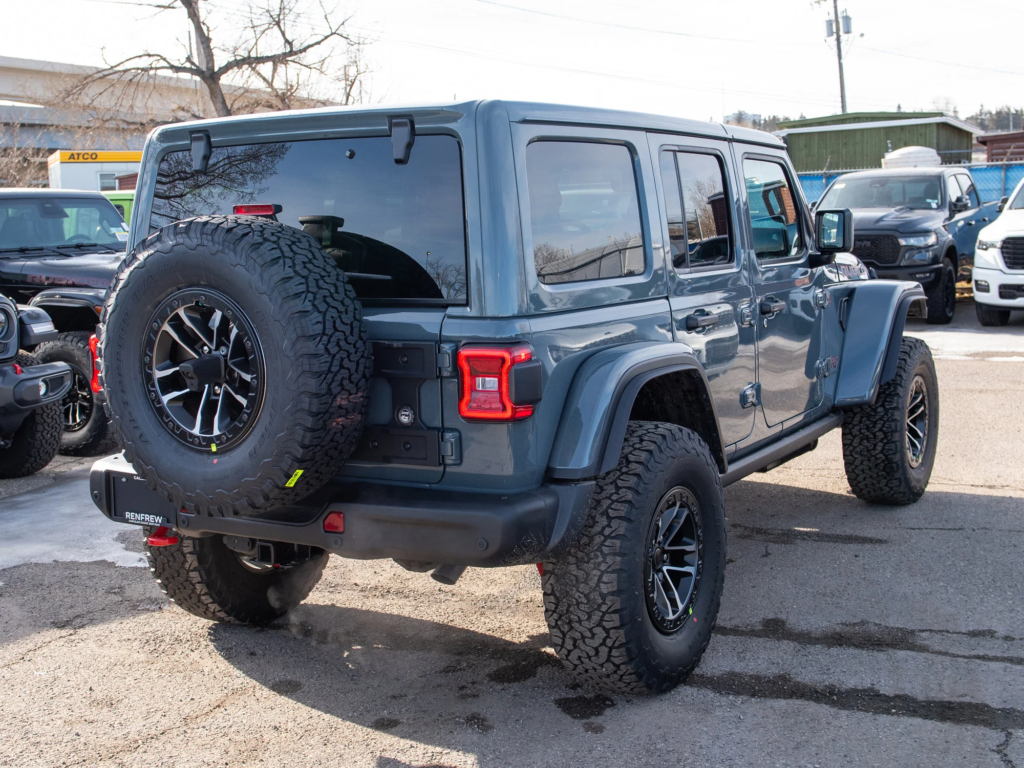 New 2026 Dark blue Jeep Rubicon X* 4 Door 4x4, 35 Inch Tires, Steel Bumpers, Nappa Leather image 5