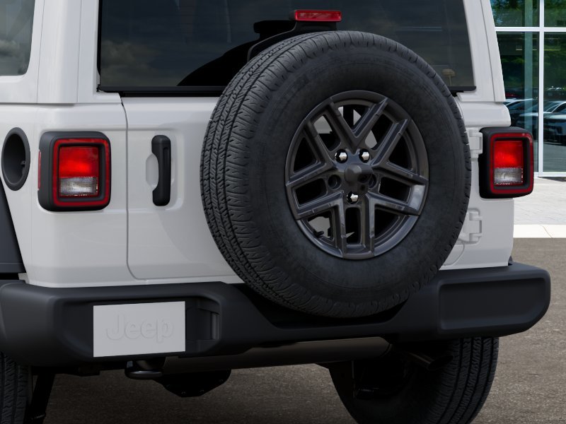 New 2026 Bright White Clear-Coat Exterior Paint Jeep Sport S image 39