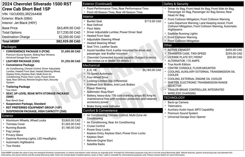 Used 2024 Black Chevrolet RST image 6