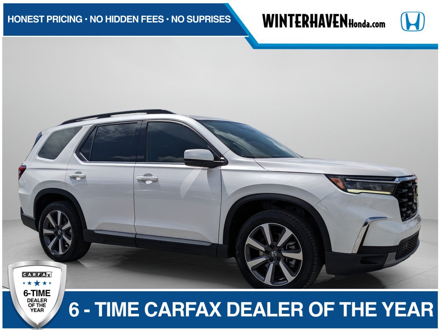 Certified Used 2025 Platinum White Honda Touring image 1