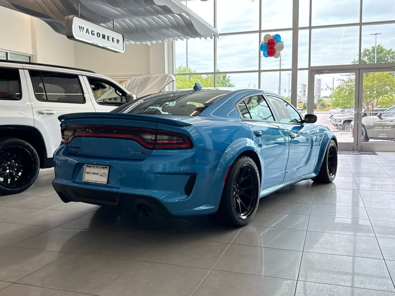 Used 2023 B5 Blue Pearlcoat Dodge SRT Hellcat Redeye Wide Jailbreak image 4