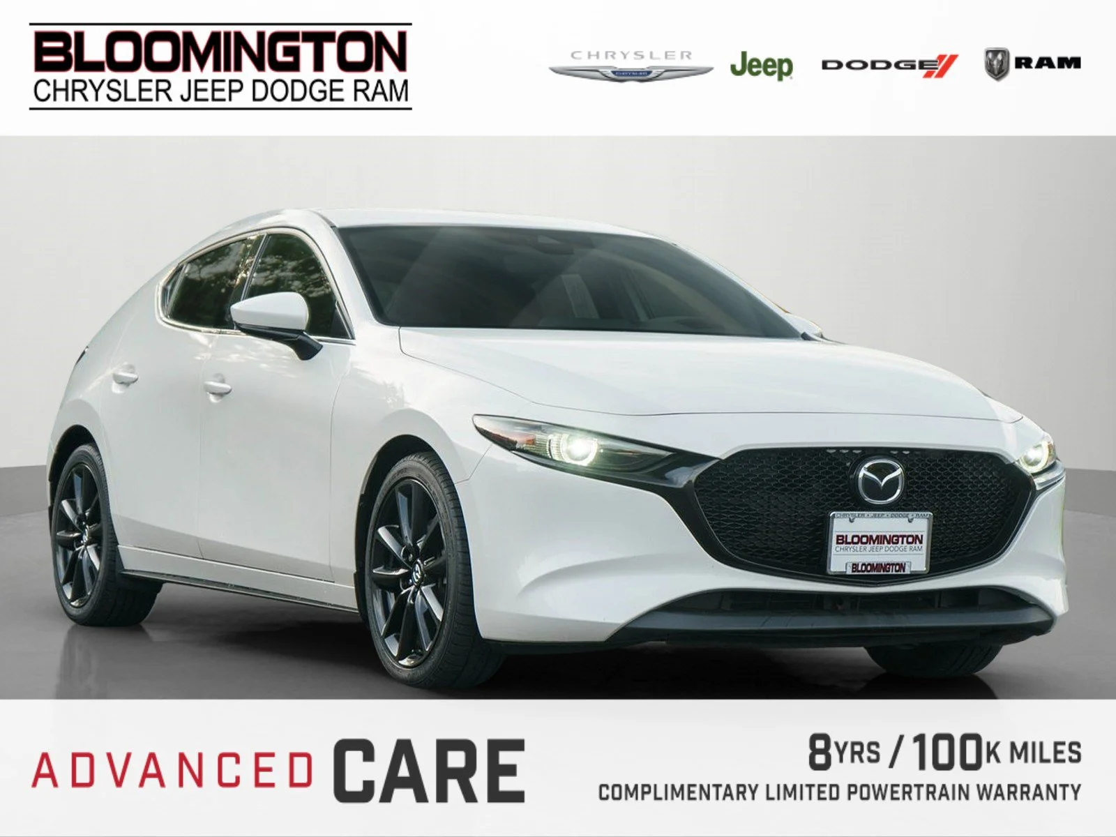 Used 2020 Snowflake White Pearl Mica Mazda Premium image 1