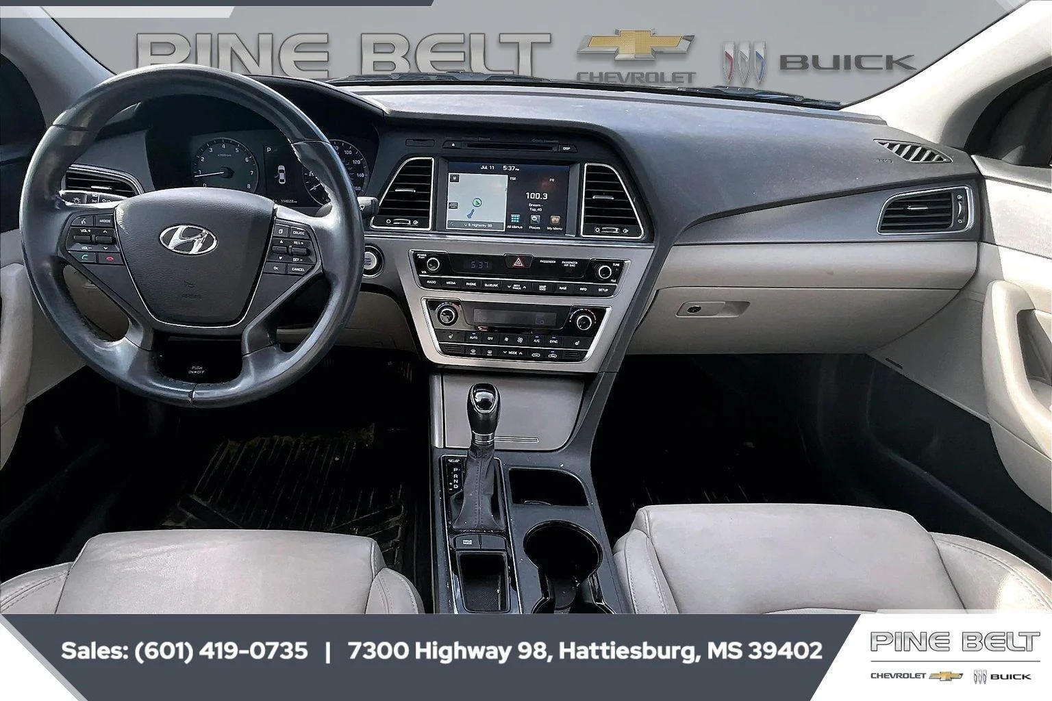 Used 2015 Lakeside Blue Hyundai 2.4L Sport image 13