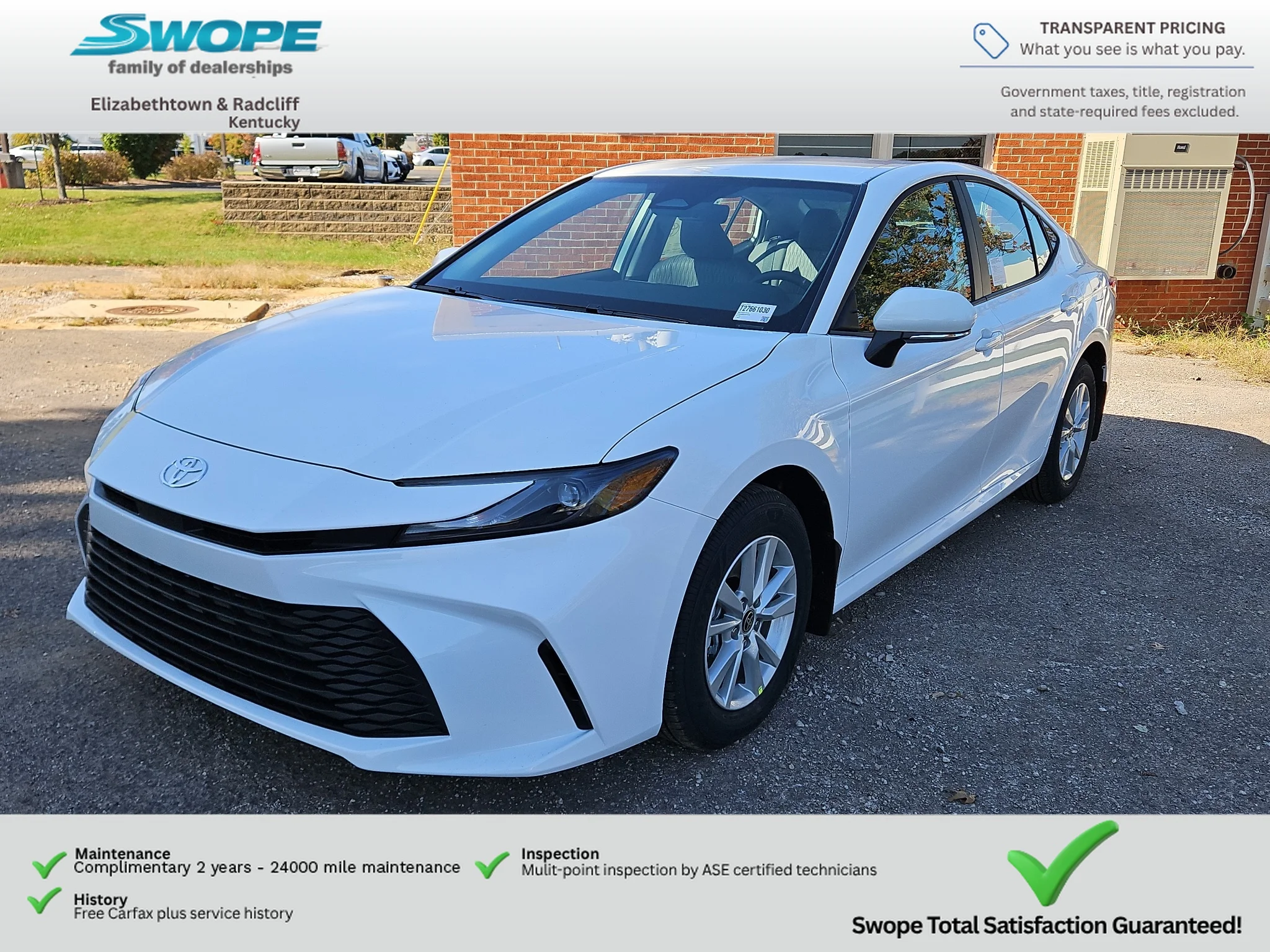 New 2027 Ice Cap Toyota LE image 7