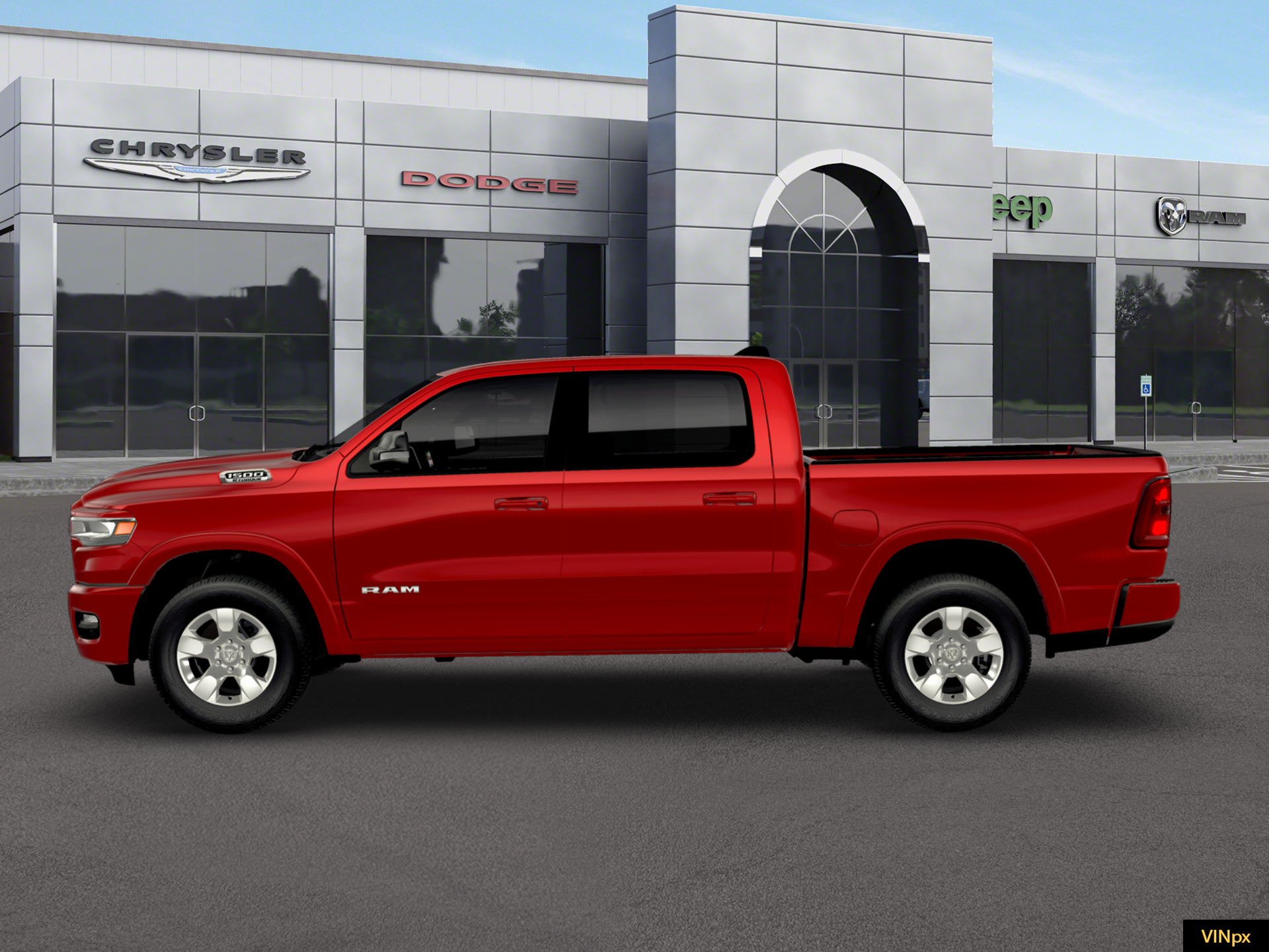New 2026 Molten Red Pearl-Coat Exterior Paint RAM  image 3