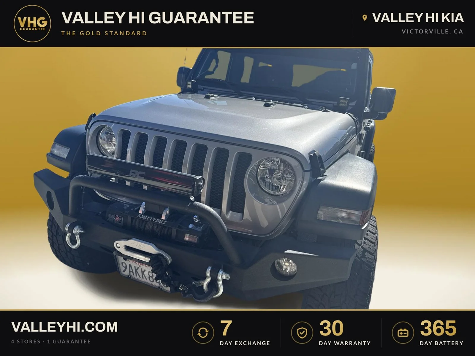 Used 2019 Billet Silver Metallic Clearcoat Jeep Unlimited Sport S image 1