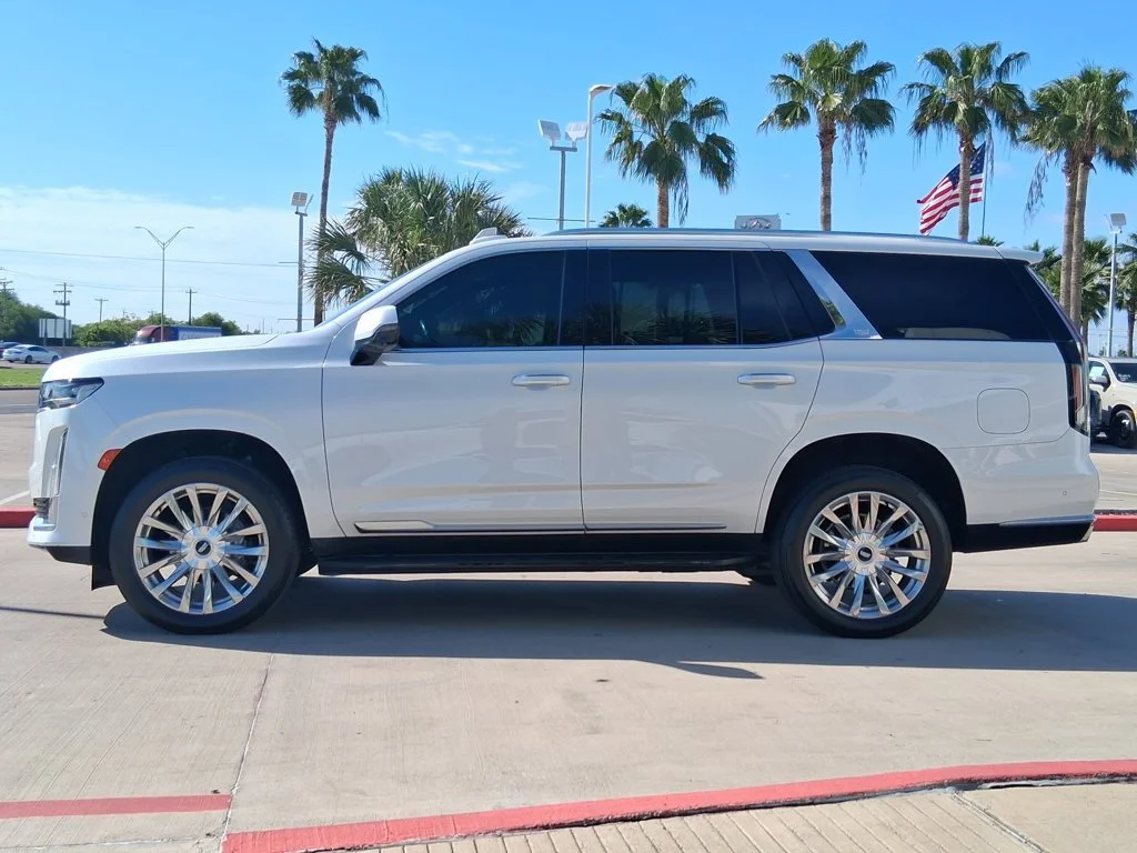 Used 2023 CRYSTAL WHITE TRICOAT Cadillac RWD Premium Luxury image 3