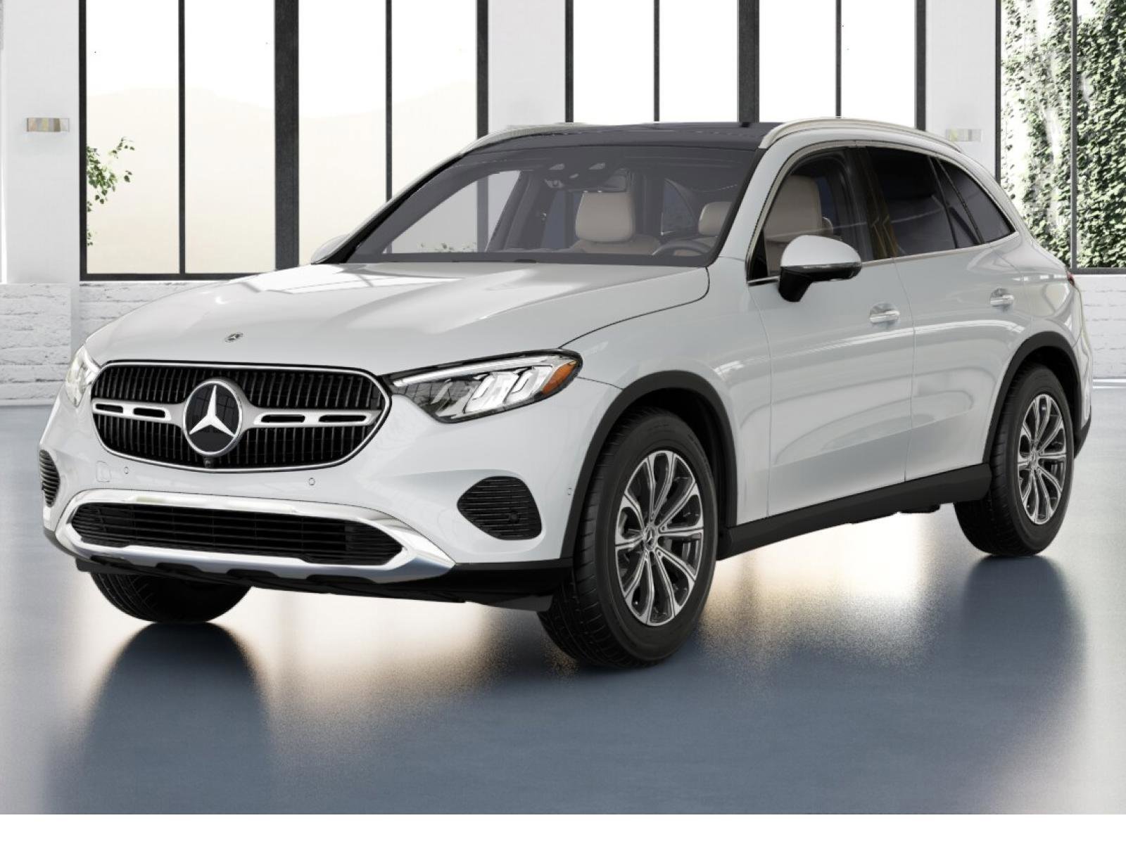 New 2026 MANUFAKTUR Moonlight White Metallic Mercedes-Benz GLC 300 4MATIC® SUV image 1