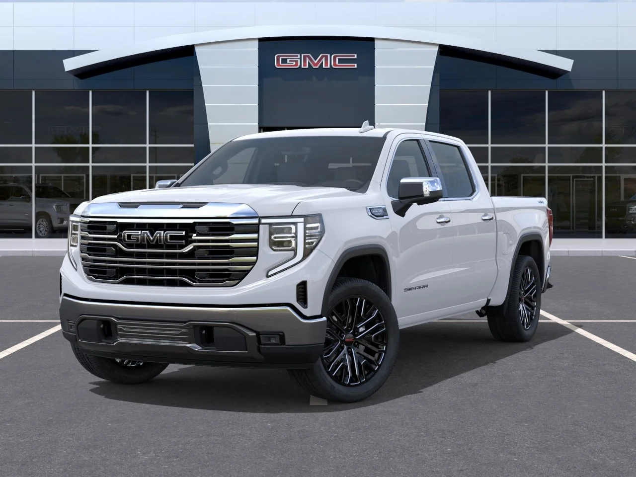 New 2026 Glacier White Tricoat GMC SLT image 6