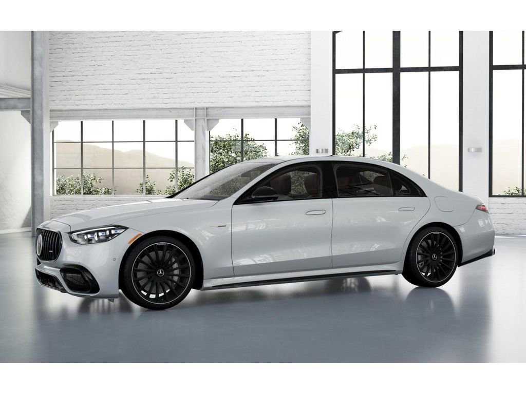 New 2026 MANUFAKTUR Moonlight White Metallic Mercedes-AMG S 63 E AMG® image 79