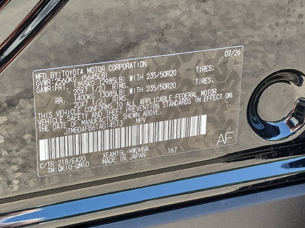 New 2026 Midnight Black Metallic Toyota Limited image 39