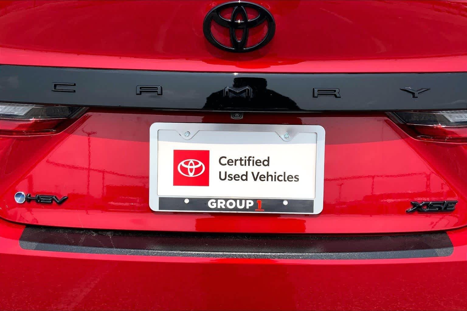 Used 2026 Supersonic Red w/Midnight Black Metallic Roof Toyota XSE image 10