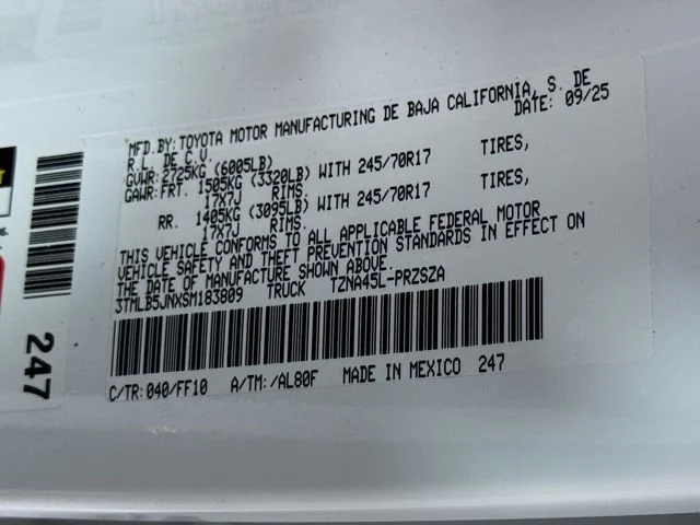 Certified Used 2025 White Toyota SR5 image 32