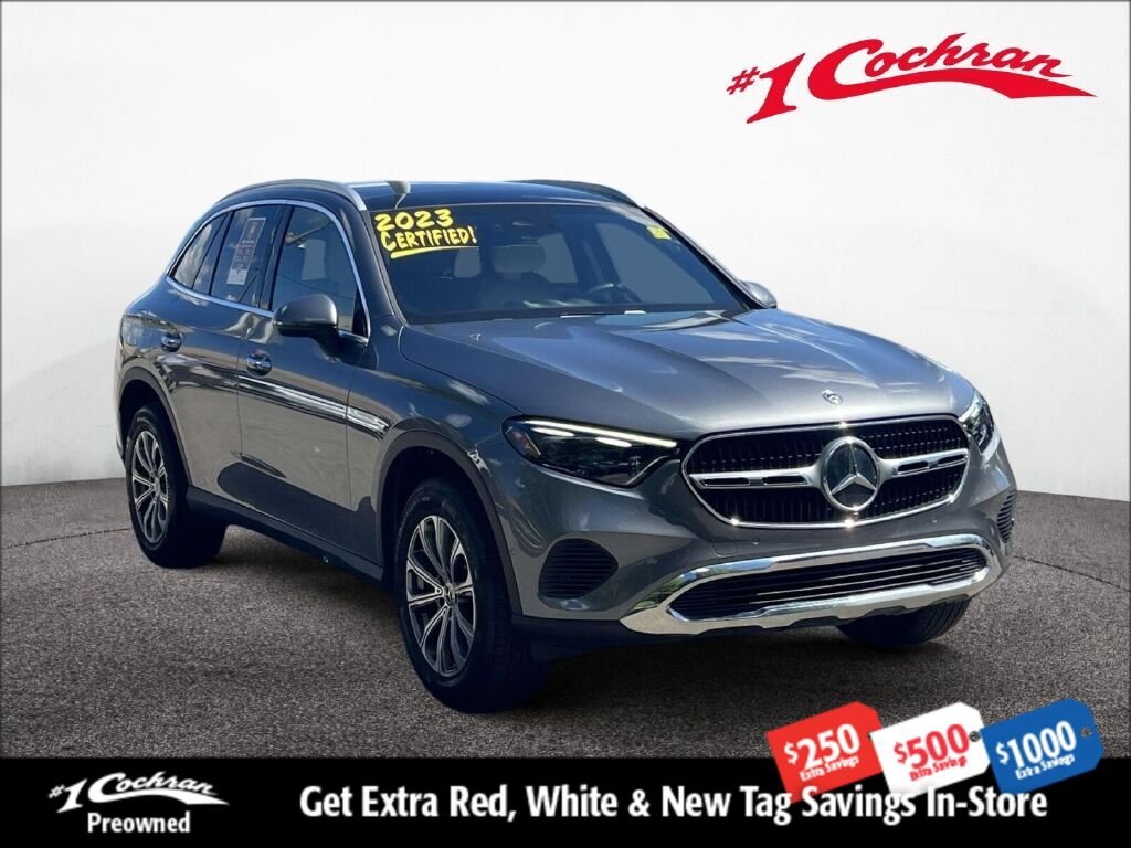 Used 2023 Selenite Grey Metallic Mercedes-Benz GLC 300 image 1