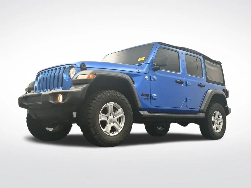 Used 2021 Blue Jeep Unlimited Sport S image 30