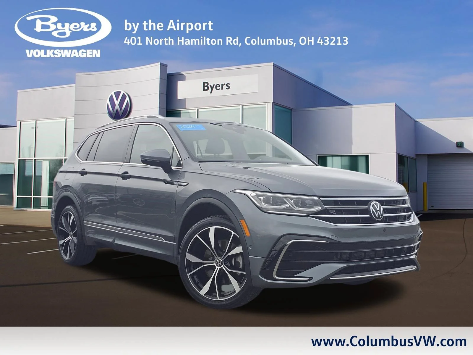 Certified Used 2024 Platinum Gray Metallic Volkswagen SEL R-Line image 1