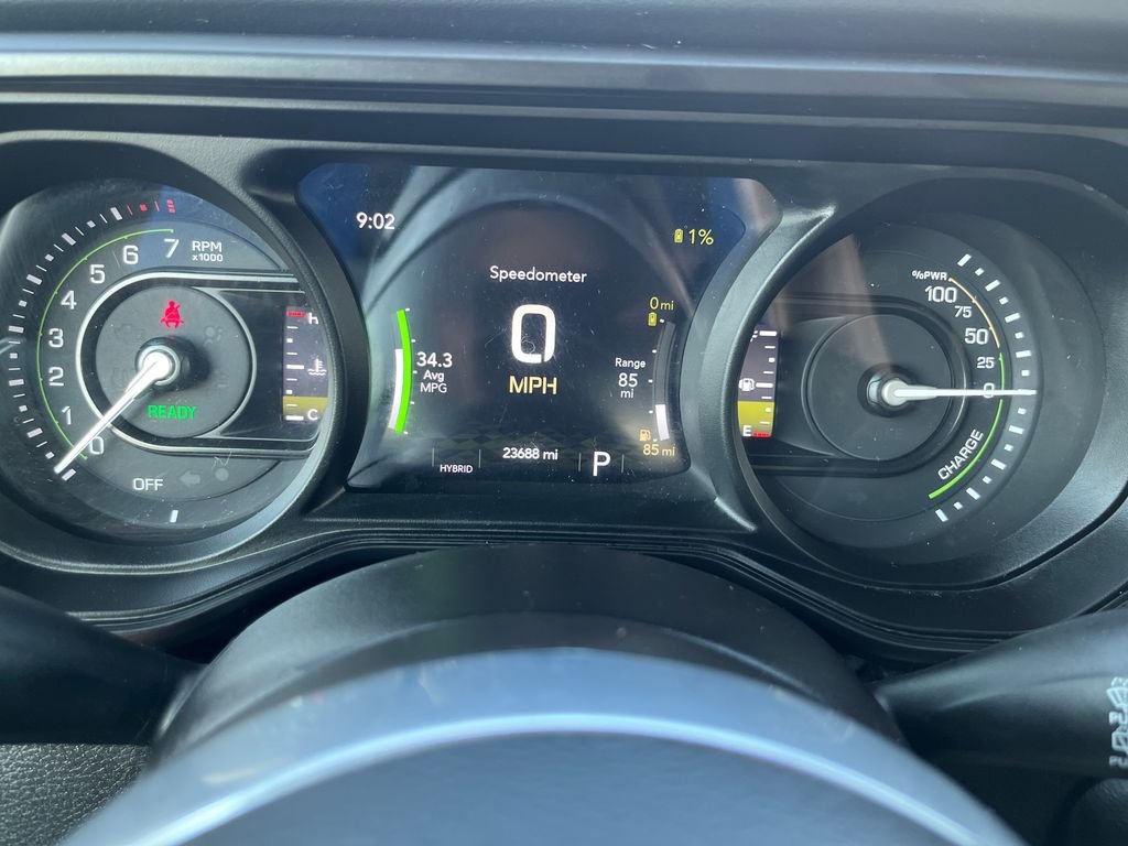 Used 2024 White Jeep Sahara 4xe image 15