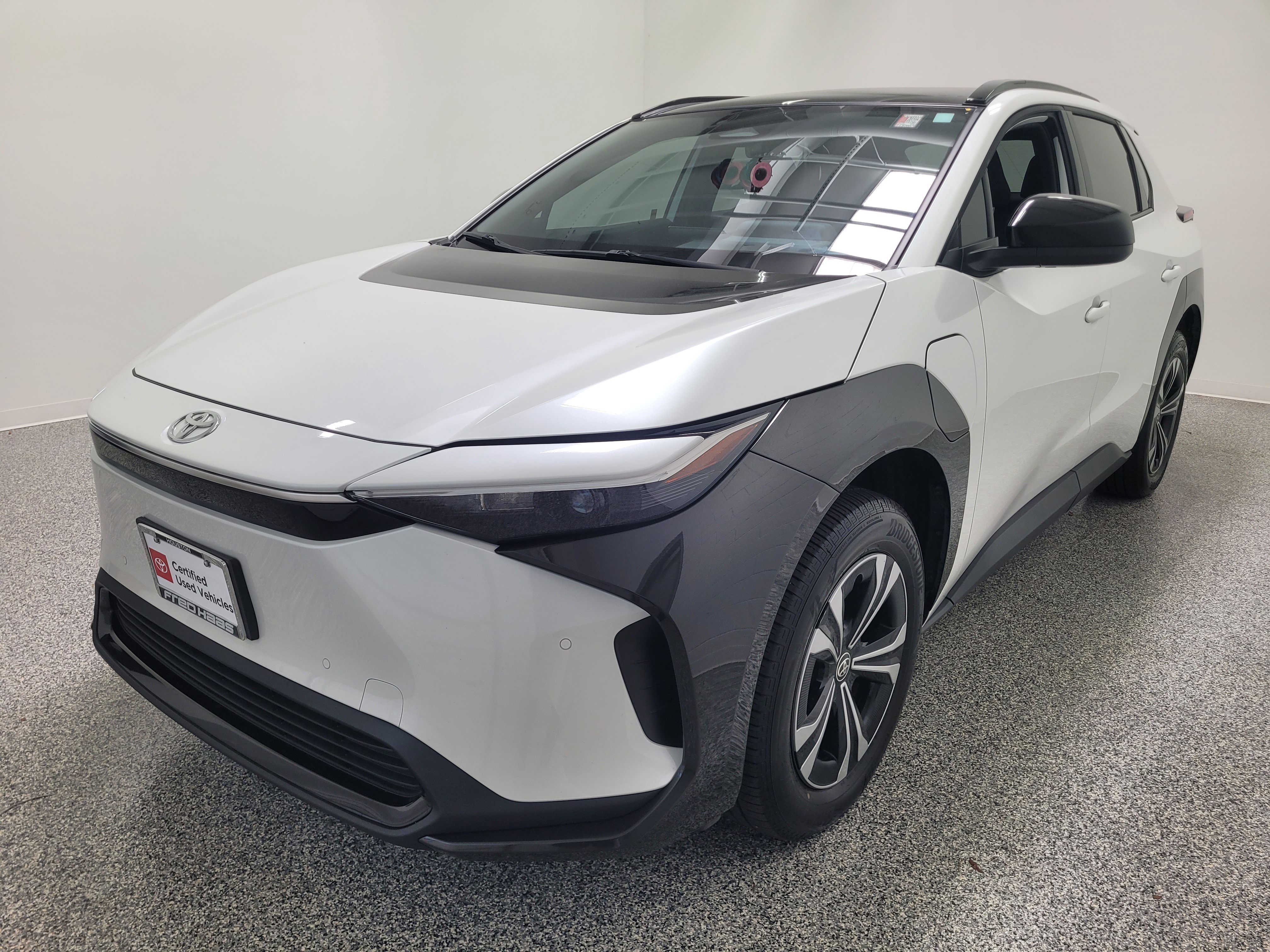 Certified 2024 Toyota bZ4X XLE with VIN JTMABACA6RA069971 for sale in Spring, TX