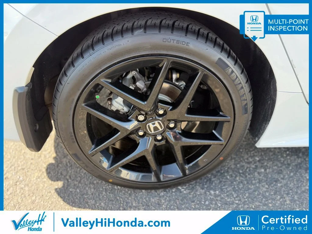Certified Used 2025 Platinum White Pearl Honda 4D SPORT image 43