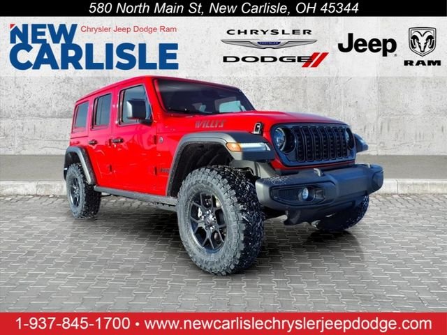 New 2026 Firecracker Red Clear-Coat Exterior Paint Jeep Willys image 1